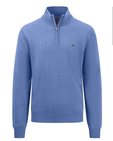 FYNCH HATTON HALF ZIP KNIT